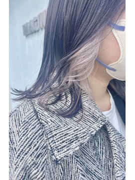 イマジン 川越(IMAGINE) 20代30代インナーカラーカラー透明感抜群！ミルクティーベージュ