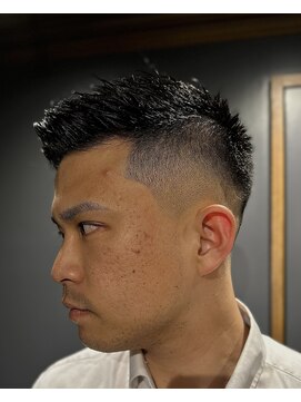 銀座 シノ 本店(shino) 【ビジネスマン】フェードショートスタイル