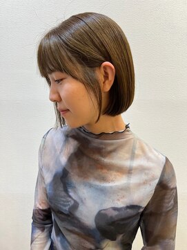 ザ ラブズ ラフズ ヘアー 本店(the loves laughs hair) パツッとボブ