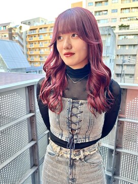 チュダック(ChuDuck) 【◎甘くてカワイイ◎】韓国風《カシスピンク》ケアブリーチ