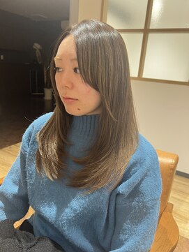 アンソメット 筑後店(UN SOMMET) レイヤーカット　韓国ヘア　顔まわりカット