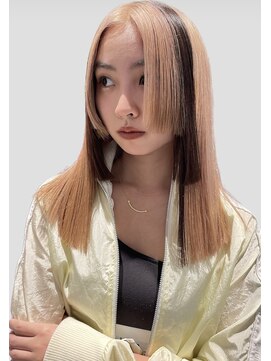 トリッカ 代官山(tricca) カチューシャカラー/ブロンド/ローライト/ぱつんとカット