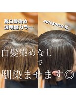 ビュートリアム265(BEAUTRIUM 265)&nbsp;40代50代/銀座/くびれレイヤー/脱白髪染め/ぼかし/野川