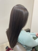 ヘア アトリエ ヴィヴァーチェ(hair atelier Vivace)&nbsp;グレージュ艶髪ミディ