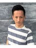 ★メンズ限定施術時間90分　カット+脱白髪染め　１２５４０