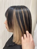 ビス ヘア アンド ビューティー 西新井店(Vis Hair＆Beauty) 10代20代人気インナーカラーミルクティーベージュ