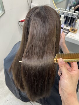 トランス(TRUNS) ケアカラー+髪質改善ULTOWAトリートメント