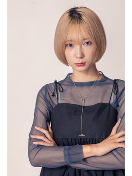 ブリング バイ スノードロップ 吉祥寺(BRING by Snowdrop) イメチェン/ホワイトブロンド/外ハネボブ/美髪/吉祥寺