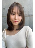 ミディアムレイヤー外巻きも可能万能スタイル新宿