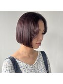 ○ ボブ× 艶髪ラベンダーカラー 【新都心 那覇 ALVA】