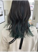 グリーンインナーカラー