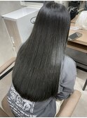 縮毛矯正×マットグレー