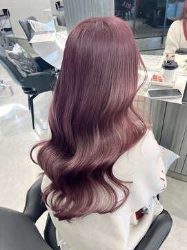 ジーナリア(Xena ria) 《衣織》ラベンダーピンク/ハイトーン/韓国ヘア