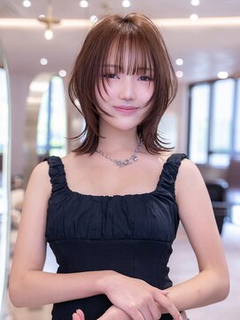 エースハバナ 渋谷(1 HAVANA) チョコグレージュ/20代30代大人かわいい/ミディアムレイヤー