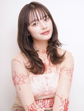 セプト 天神大名(SEPT.) ベージュカラー レイヤーカット セミロング 髪質改善