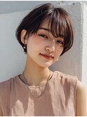 髪質改善　脱白髪染め　ボブ　市川