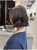 似合わせカット ボブパーマ　パーマ ミニボブ 切りっぱなしボブ