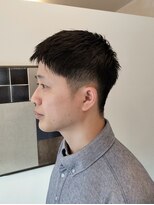 アンフェインド02(UNFEIGNED 02)&nbsp;MEN’S HAIR/サーフカール/刈り上げセンターパート/伏見/丸の内