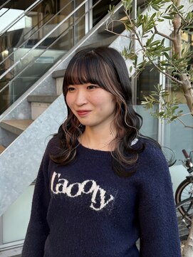 クラリス バイネオ 武蔵小杉(Claris by neo) 流れる顔周りとウェーブ巻き◯