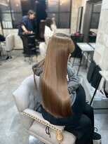 ハル 新宿(haru)&nbsp;ハイトーン/ロングヘア/サラつや/髪質改善/ツヤ髪ストレート