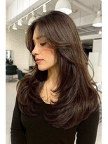 リコヘアー(LiCO HAIR)&nbsp;那覇/イメチェン/ピンクベージュ/アンブレラカラー/前髪