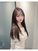 リリー(Lilley)&nbsp;羽エクステ/ナチュラル縮毛矯正/韓国ヘア/レイヤーカット