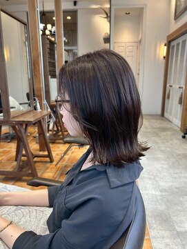 ルチア ヘア ステラ 京都店(Lucia hair stella) レイヤーカット外はねボブ顔まわりレイヤー/京都/河原町