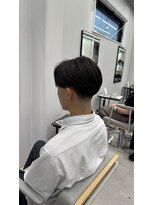 ジュール メンズ 大分(Joule men's)&nbsp;フェザーパーマ/テーパーフェード/センターパート/[大分駅]