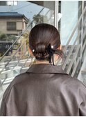 カチモリシニヨンヘアセット