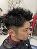 カット＋シェービング＋眉カット￥4500→￥4300