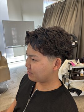 メンズ カノエ 山口小郡店(Men’s CANOE) 無造作×アップバングショート