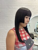 アロッタ 梅田茶屋町(alotta) 周りと差をつける個性的デザイン◎黒髪ストレート×姫カット