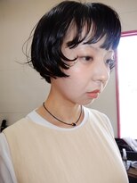デンヘアデザイン(DEN hair design)&nbsp;ミニボブ。アンニュイなパーマ