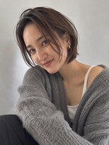 ワゴンバイアフロート(Wagon by afloat) 池袋20代30代/前髪なし/大人ショートボブ/髪質改善カラー