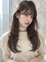 ユーフォリア 銀座(Euphoria)&nbsp;ハッシュカットヘア韓国ヘアロングレイヤー透明感顔まわり銀座