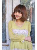 フレンチシック抜け感ショートボブ