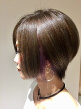 パースヘアデザイン(PERS hair design)&nbsp;大人ボブ☆パープルインナーカラー