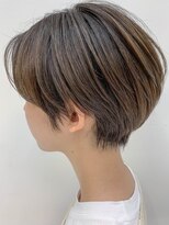 テトヘアー(teto hair)&nbsp;short(丸みハンサムショート、ブラウン、ベージュ)