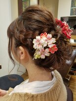 ヘアーガーデン ハニワ(Hair Garden 葉庭)&nbsp;卒業式・成人式　定番スタイル　ローウエイト