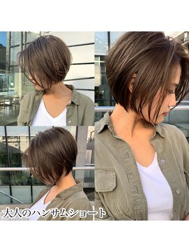 トルネード(TORNADO) 前下がりハンサムショートレイヤー