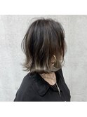 逆バレイヤージュ×グレージュ20代/30代/40代【OAKあざみ野】