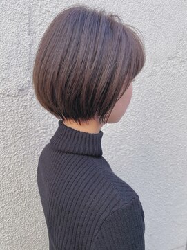 ミンクス 青山店(MINX) 【MINX清水】大人可愛い 丸みショートボブ 20代30代40代