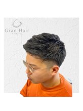 グランヘアートーキョー(Gran Hair TOKYO) ジェットモヒカン風　ツーブロック刈り上げ