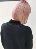 【Lolonois豊中】フレンチボブ×ピンクハイベージュ