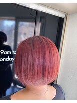 キジ(KIJI)&nbsp;★白髪ボカシ×ガーネットレッド★詳細はブログまで