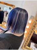 ブルー×ホワイトベージュ