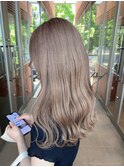 ミルクティーベージュ 韓国ヘア ブリーチカラー