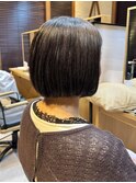 ヘアドネーション×まとまりある脱白髪染めボブ♪