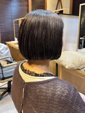 コレット(COLLET) ヘアドネーション×まとまりある脱白髪染めボブ♪
