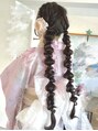 カーラ(Cara) 透明感トーンダウンカラー×浴衣アレンジ